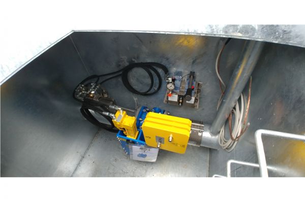 Rohrabgang Tubo di espulsione pipe outlet Stahlwasserbau Wasserkraft