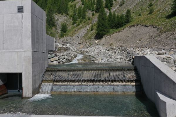 Wasserfassung Coandarechen Grizzly